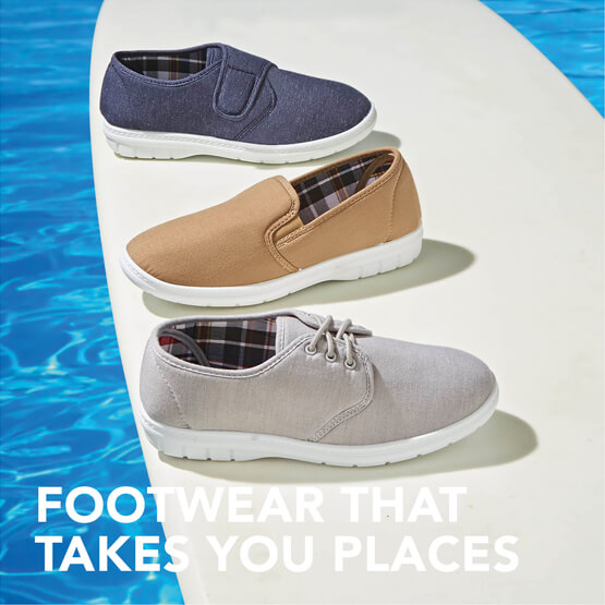 Footwear that takes you places